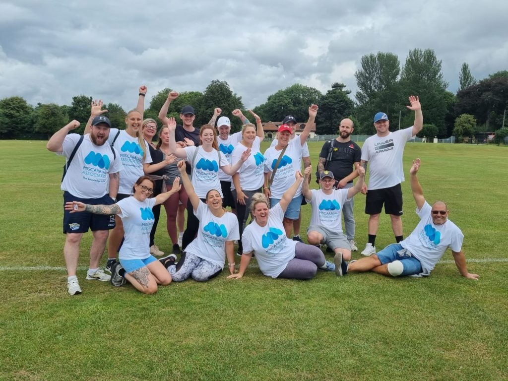 Amy’s team of M.A Marchers walked 21 kilometres to help the M.A.