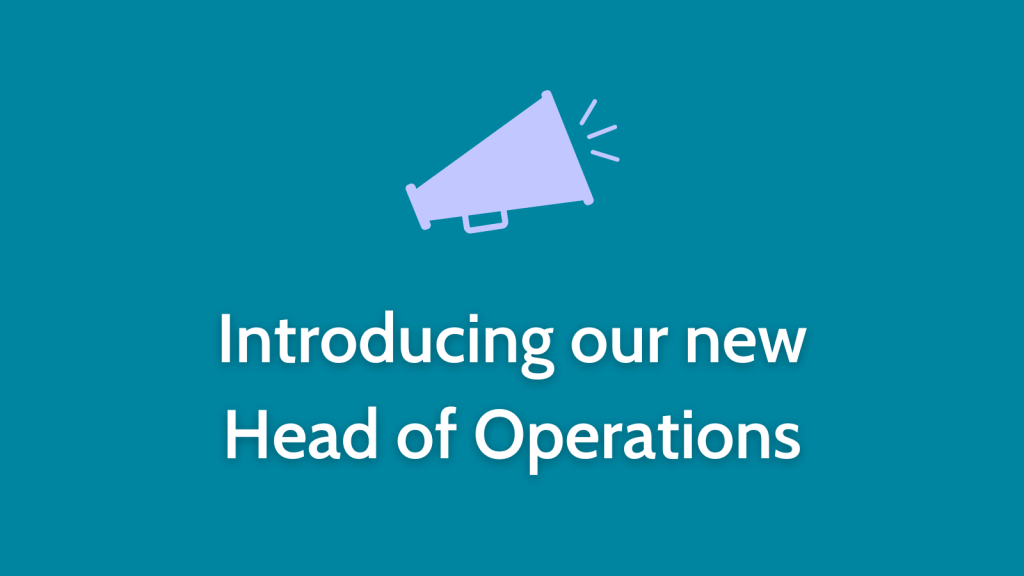 Introducing our new Head of Operations and Service Delivery