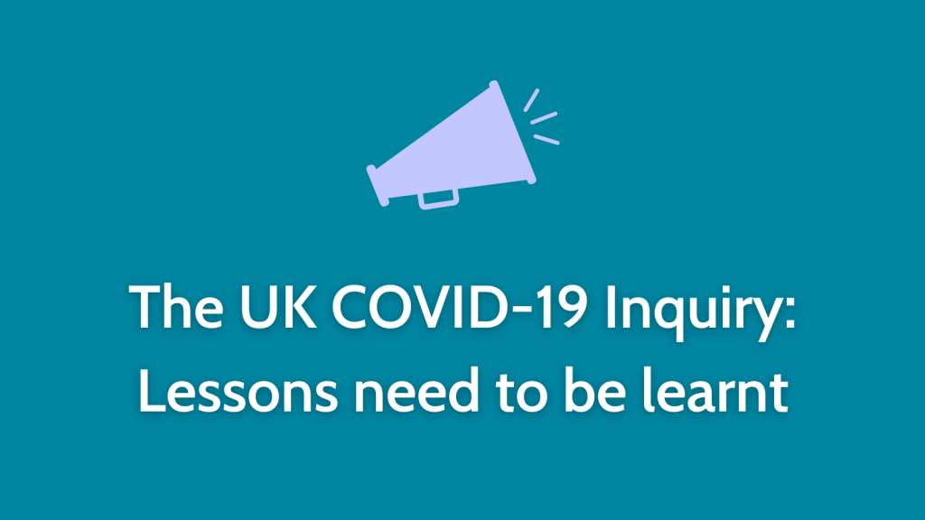The UK COVID-19 Inquiry: Lessons need to be learnt in pregnancy loss care