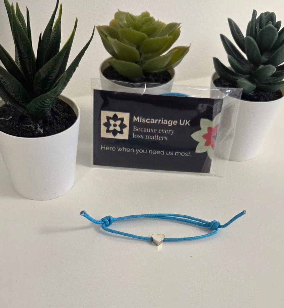 Miscarriage UK blue bracelet